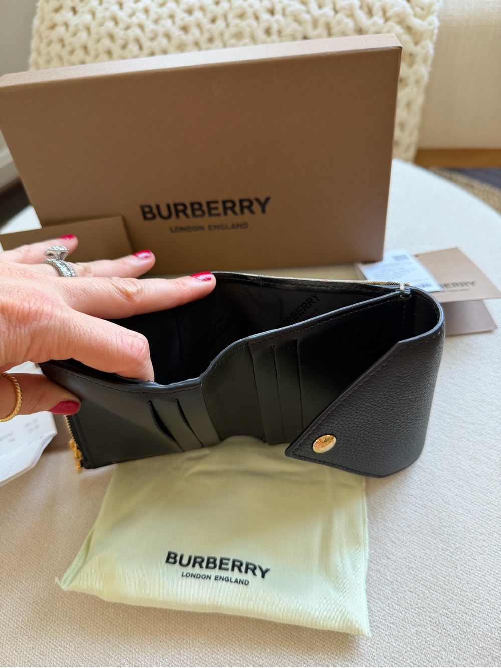Burberry Nova Check Small Wallet - Picture 2 of 6